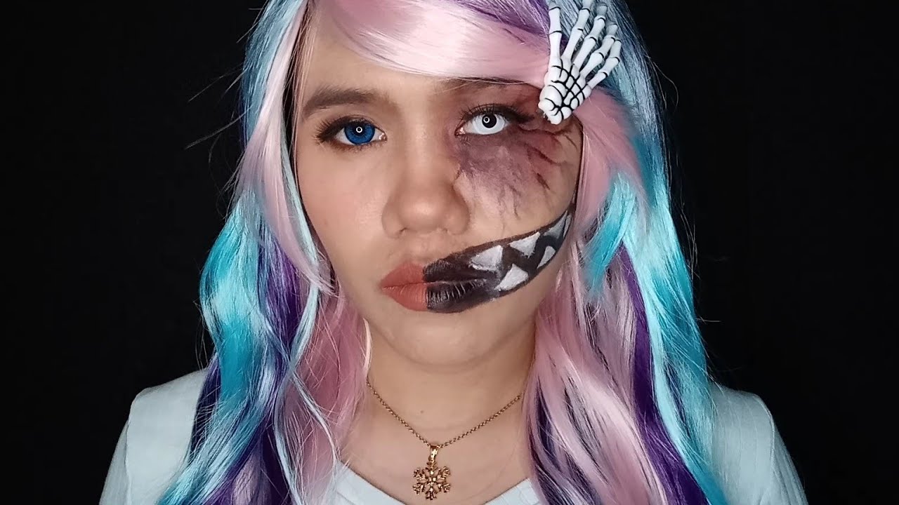 Half Human and Hollow | Cosplay | Anime | Half Monster Halloween Makeup