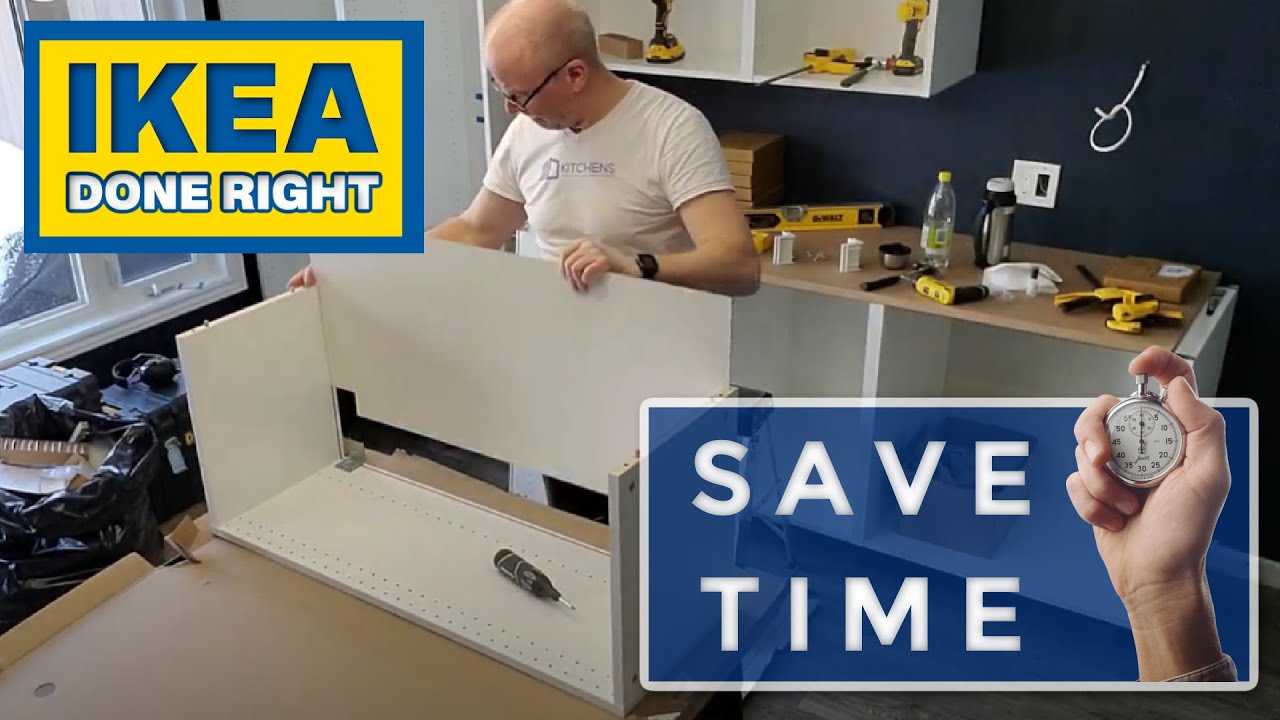 How to Assemble IKEA Kitchen Cabinets and Drawers (FAST & EASY)