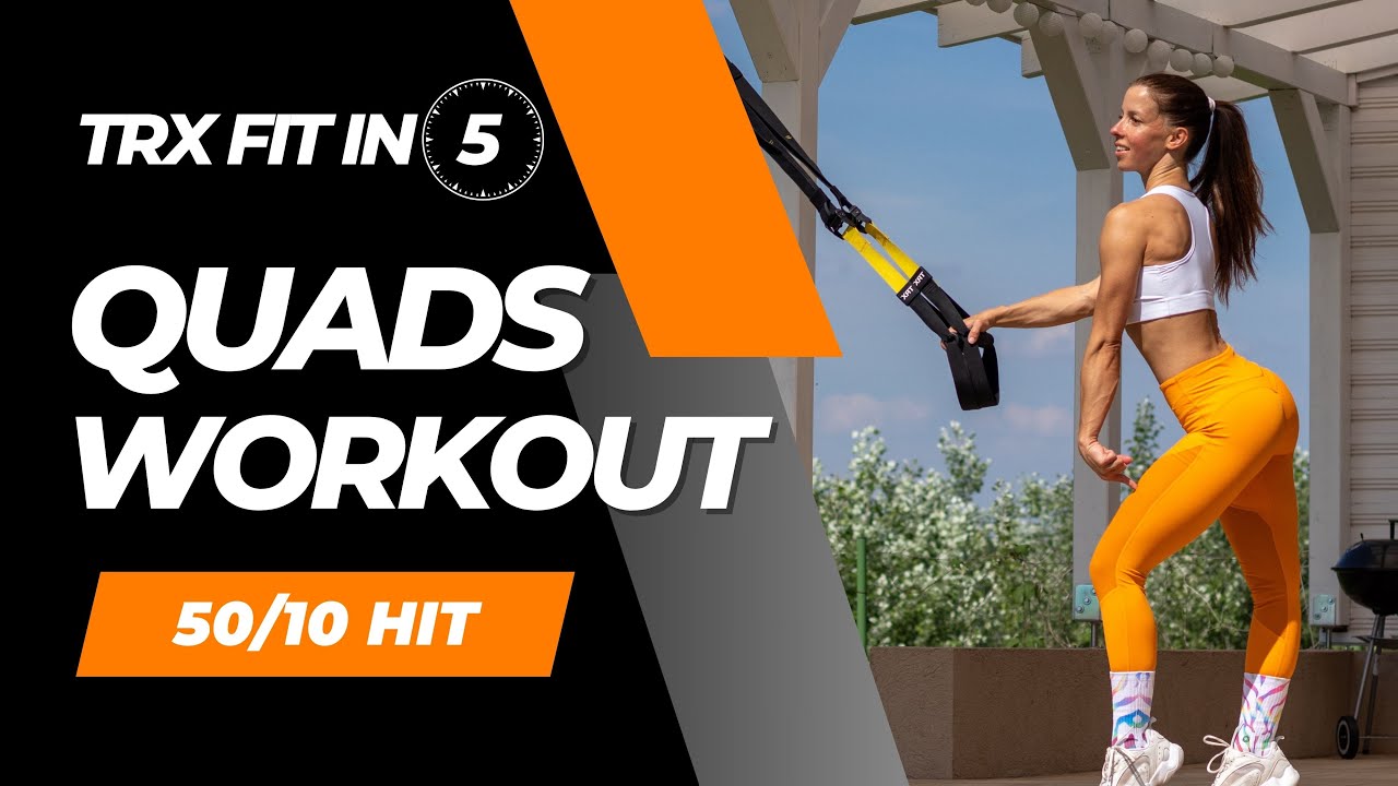 TRX FIT in 5 🚀 Sculpt & Burn Quads in 5 Minutes | TRX Quads Workout
