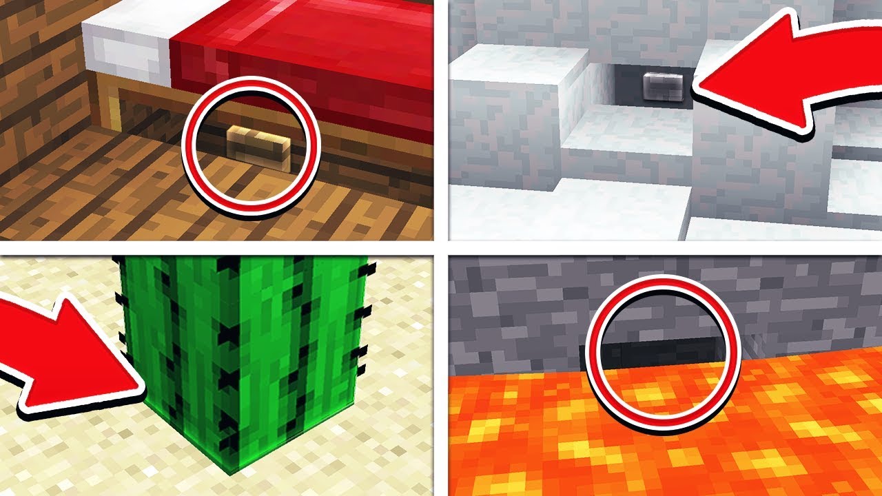 EXTREME FIND THE BUTTON MINECRAFT POCKET EDITION