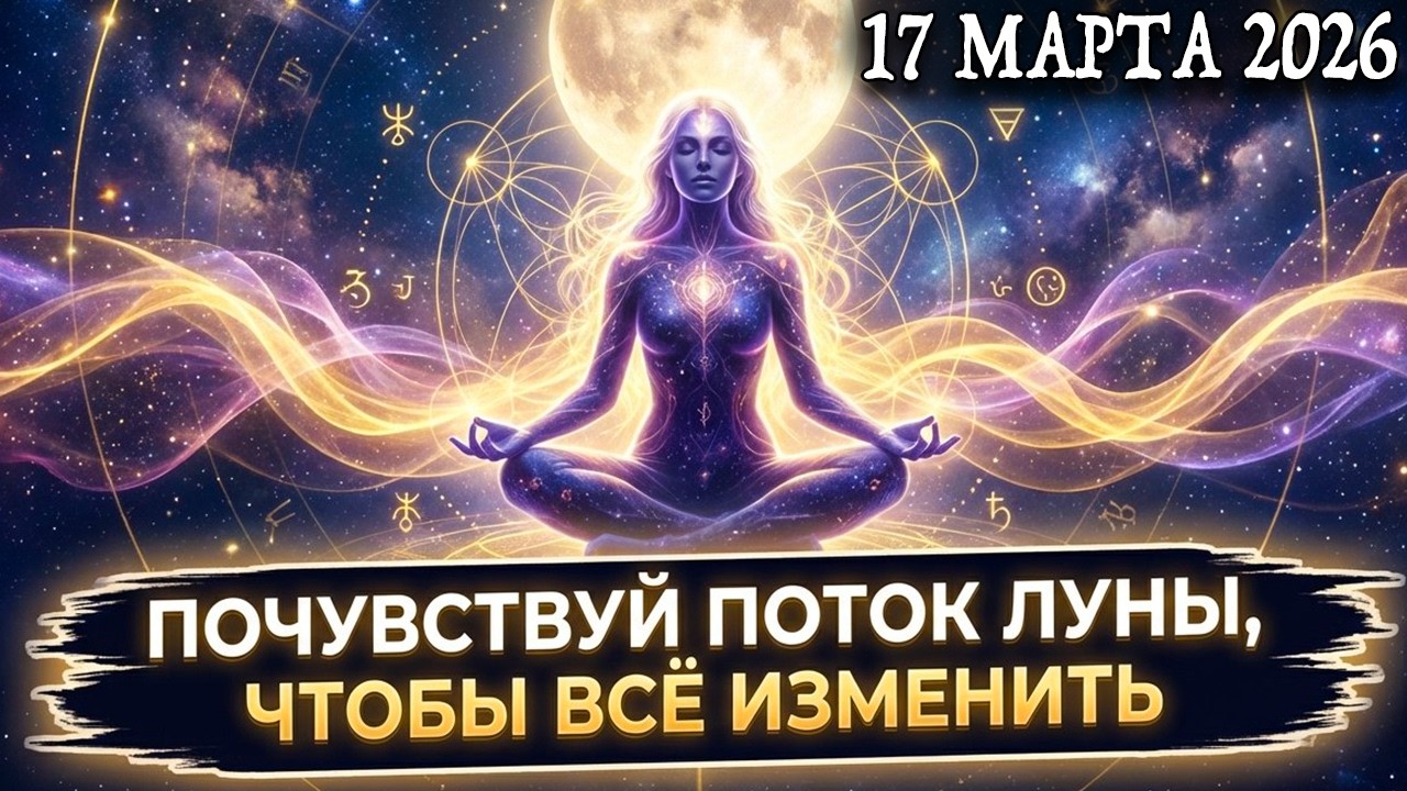 17 МАРТА Будьте начеку… Как Прочувстовать Поток  Луны и её знак, чтобы Всё изменить!