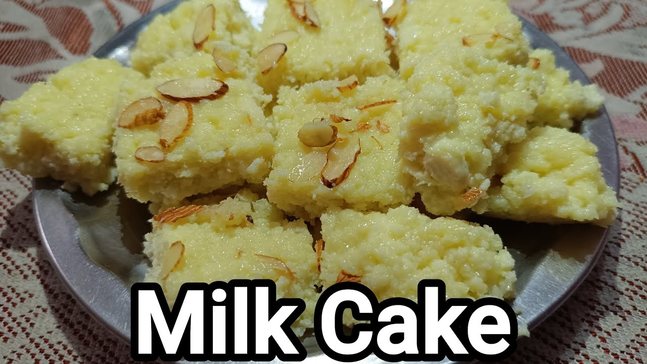 Milk Cake Recipe सिर्फ दूध से सुपर सॉफ्ट व दानेदार मिल्क केक | Indian Style Milk Cake Recipe