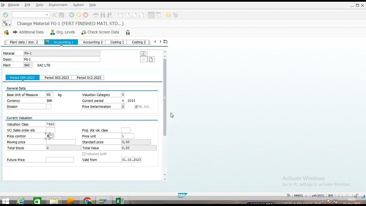 Mixed Costing FG-Part-1