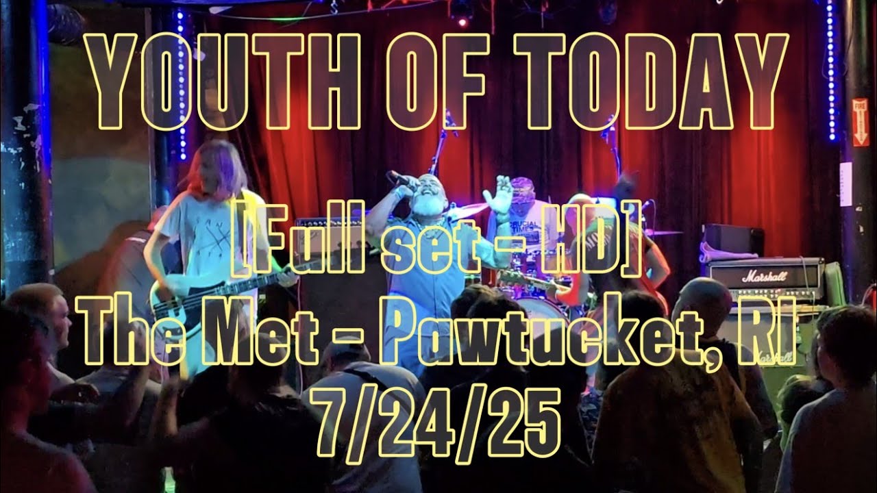 Youth of Today live - [Full set - HD] The Met - Pawtucket, RI - 7/24/25