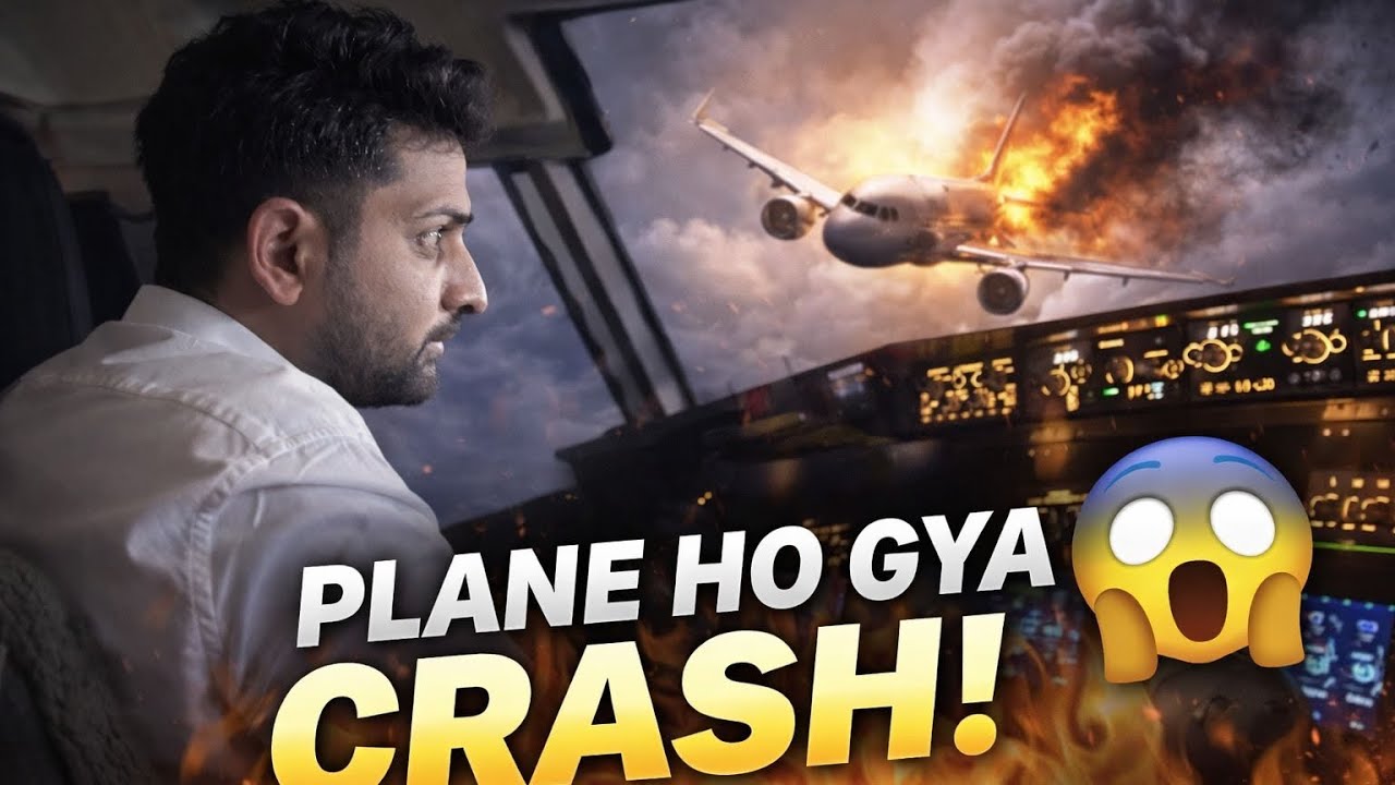 My husband became Pilot for a day | Landing mein kiya plane double crash