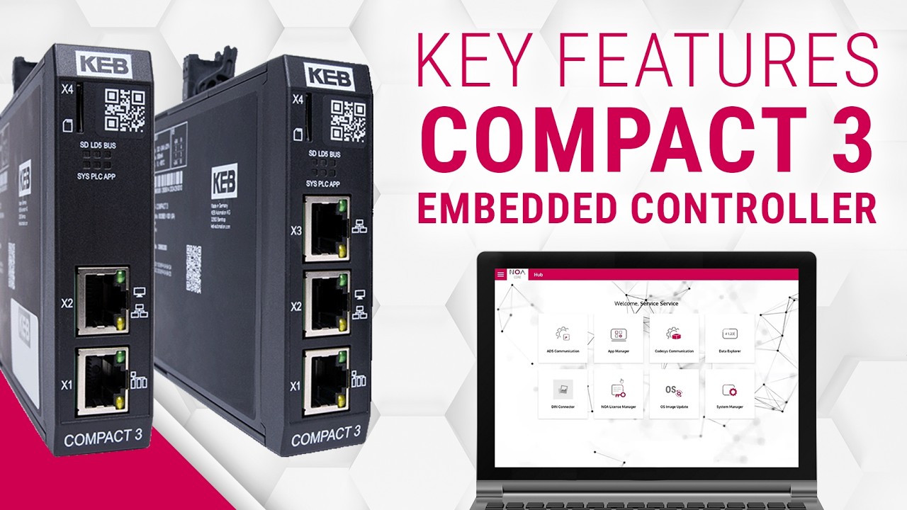 KEB's Compact 3 Embedded Controller | Overview of hardware & software for Industrial Automation
