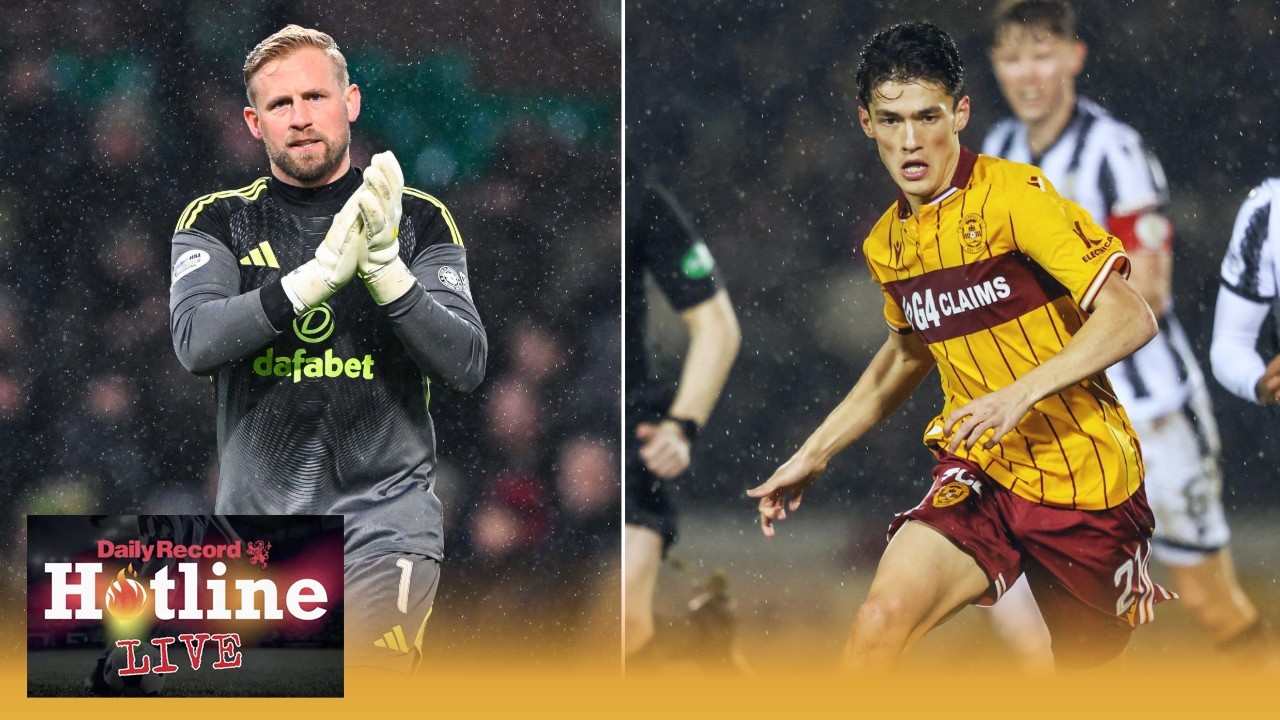 Hotline Live | Kasper Schmeichel’s Celtic bombshell | Rangers eye move for Motherwell’s Elijah Just