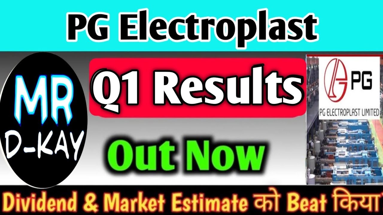 PG Electroplast Share Latest News 🔥PG Electroplast Q1 Results 2027 | PG Electroplast Results Today