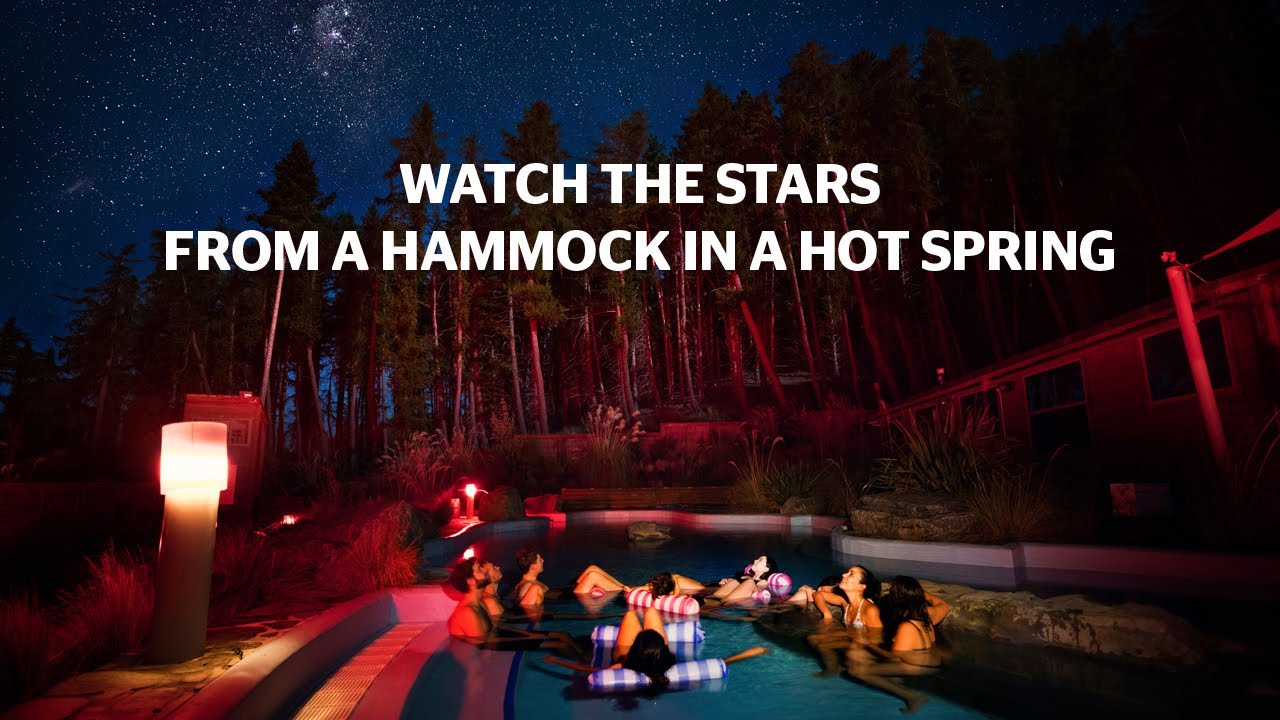 Tekapo Springs Stargazing: Lie in a Hot Spring Hammock and Watch the Milky Way
