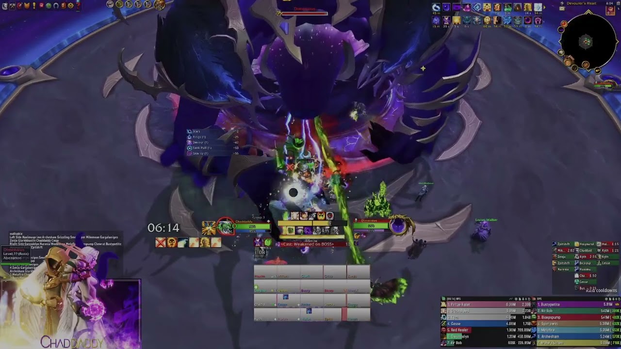 Dimensius mythic voidweaver disc priest commentary | 7,175,601 HPS