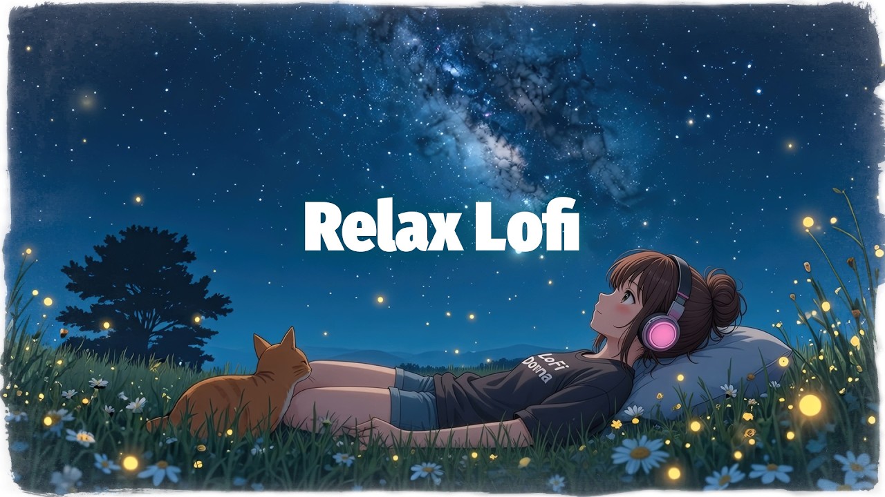 Midnight Lofi Dreams 🌙✨ | 1 Hour Lofi Chill Beats for for Study, Sleep & Stress Relief