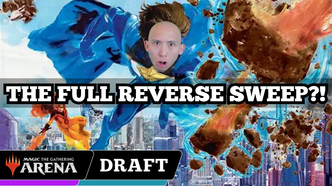 THE FULL REVERSE SWEEP?! | Marvel Super Heroes Contender Draft | MTG Arena