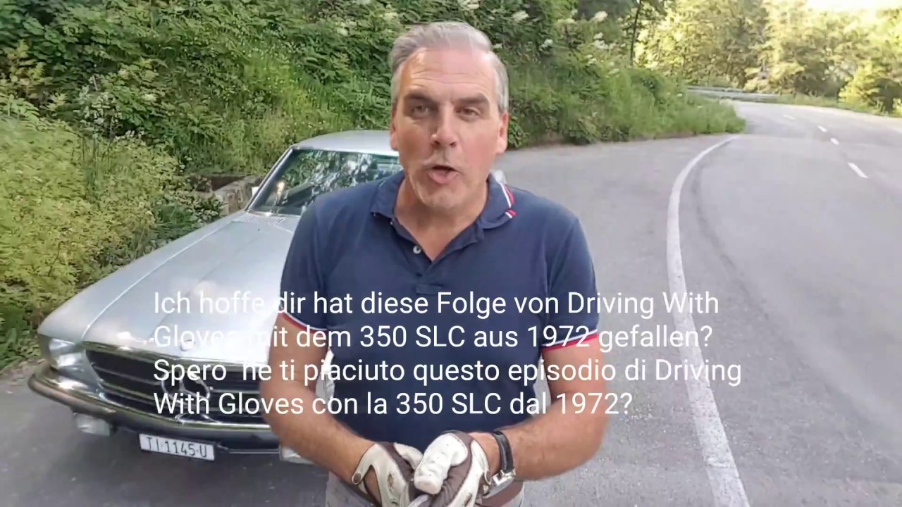 Mercedes-Benz 350 SLC 1972 C107 Driving With Gloves Deutscher Untertitel / sottotitoli Italiano
