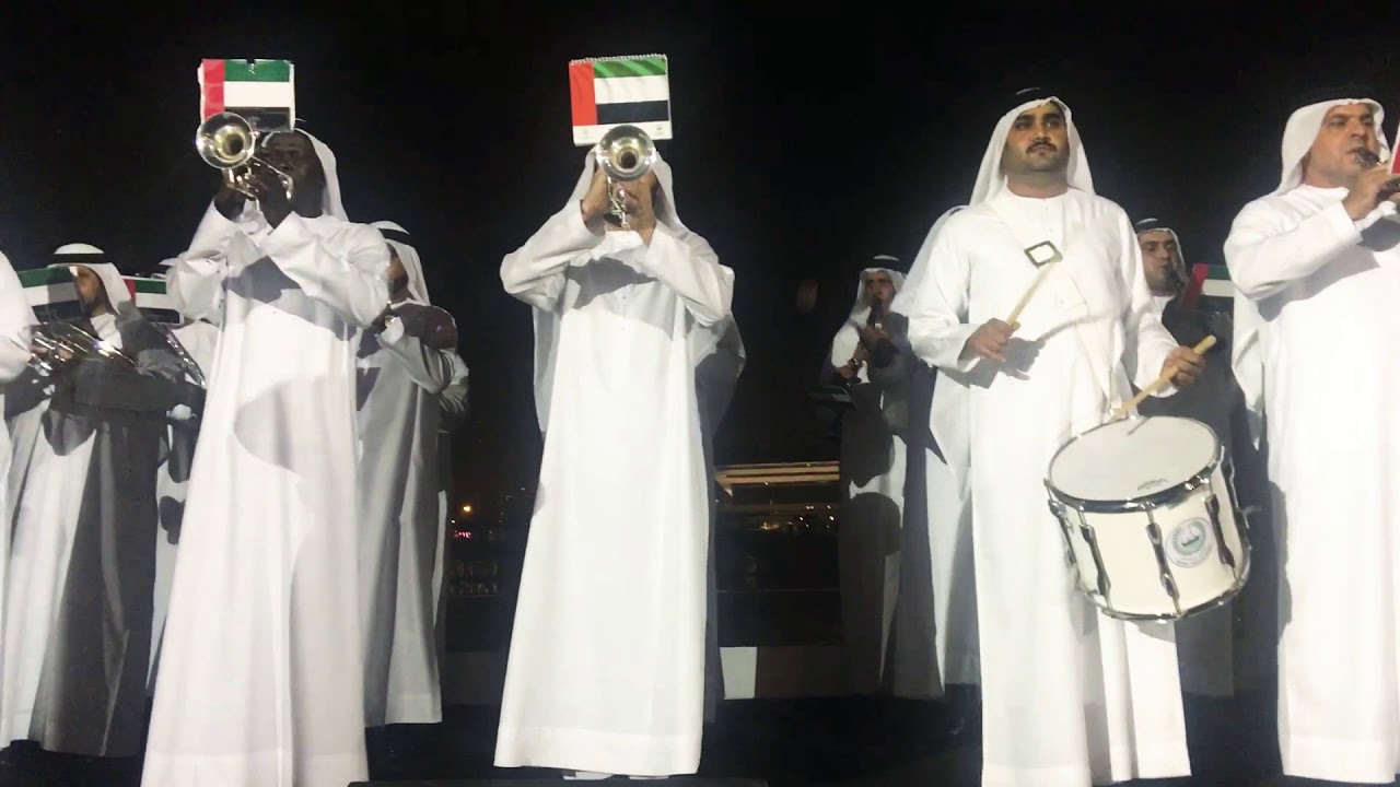 UAE&rsquo;s National Anthem Performed By Dubi Police Band| Beautiful Performance |