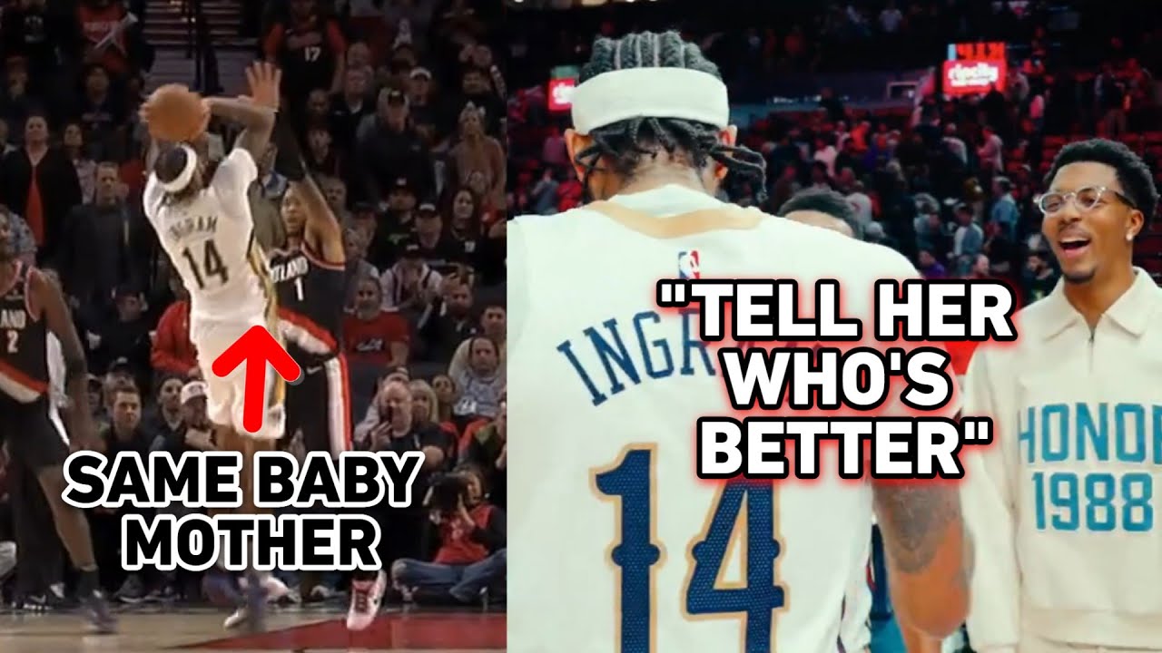 Pelicans troll after Brandon Ingram game winner over baby mother's other baby daddy 😂