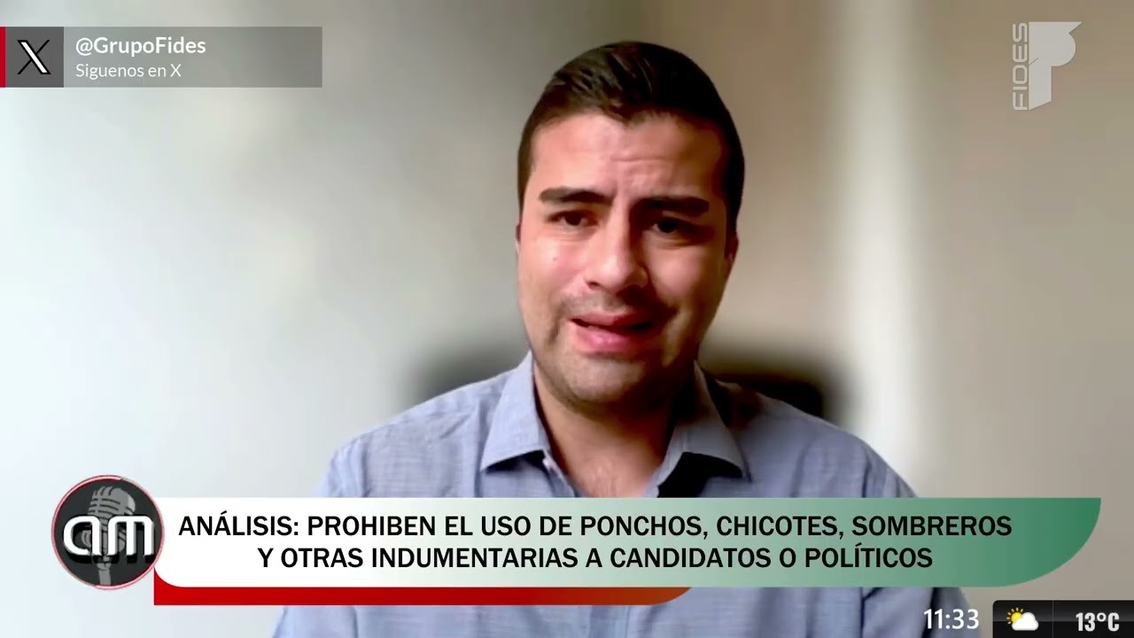 🟢 Prohiben el uso de ponchos, chicotes y otras indumentarias a candidatos o políticos |02.02.26|