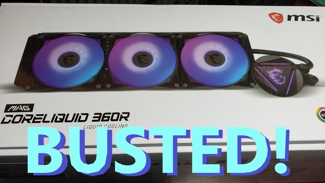 Can it be fixed? MSI Coreliquid 360R AIO Watercooler