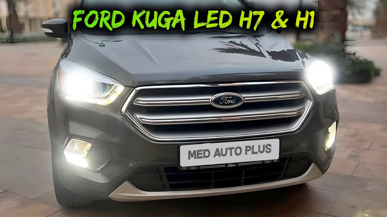 FORD KUGA II: Installer H1 et  H7 LED ampoule