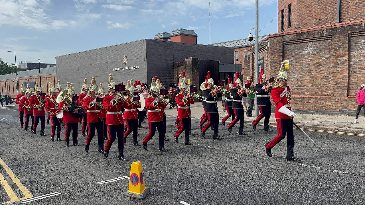 Band of the Household Cavalry March to Windsor Castle