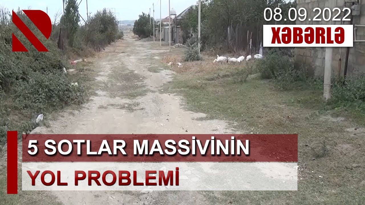 5 sotlar massivinin yol problemi - Şabran RİH: Yaxın zamanda həmin ərazidə yollar təmir ediləcək