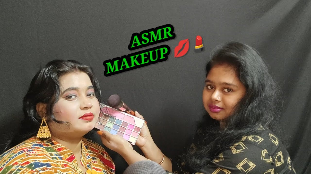 Asmr Doing My Best friend Makeup 😍💄