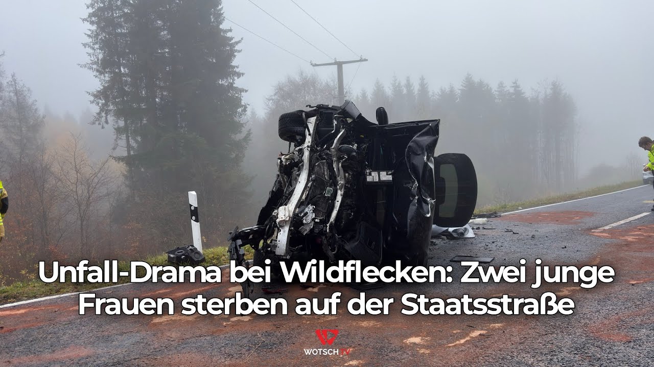 Unfall-Drama bei Wildflecken: Zwei junge Frauen sterben auf der Staatsstra&szlig;e