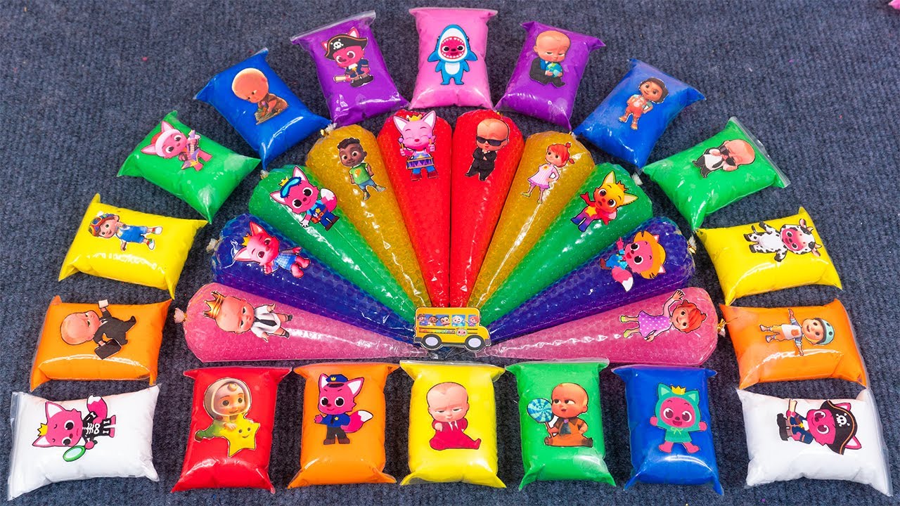Pinkfong Slime Slime World 💫 Jeni & Friends Make Cosmic Slime! Bebefinn Magic 🌈ASMR