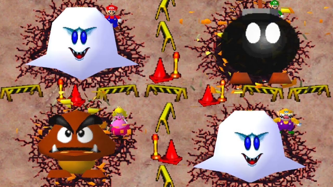 Mario Party - All 4 Player Minigames