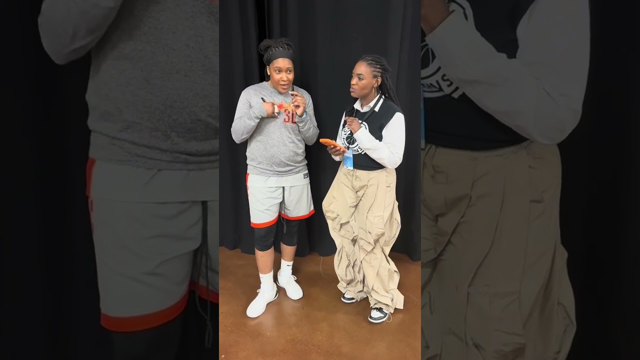 The Veteran Who Helped Inspire Courtside Convos 👏🏾 | Rebecca Harris #shorts 