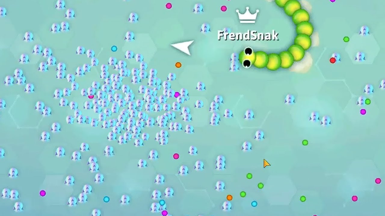 COLLECTING BIGGEST SNAKE SCORE IN SNAKE.IO