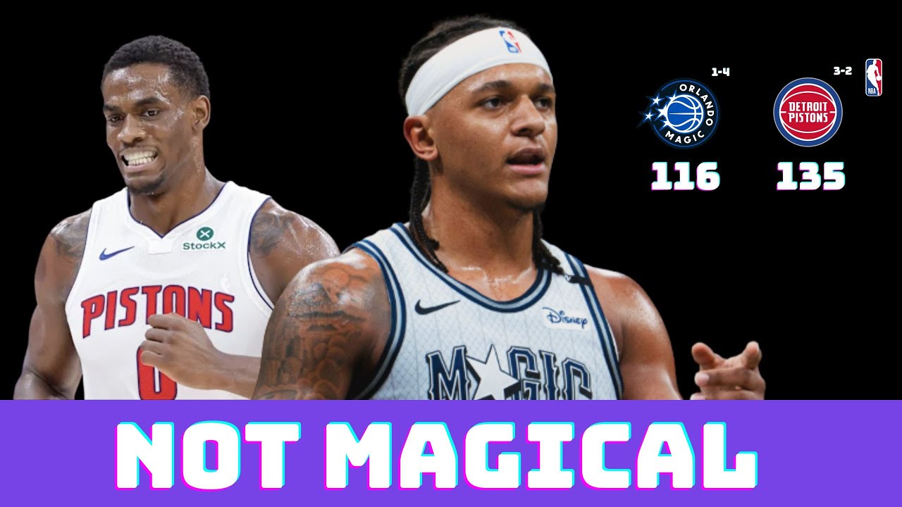 ROUGH Start For Orlando Magic To NBA Season | Pistons Drop Magic To 1-4