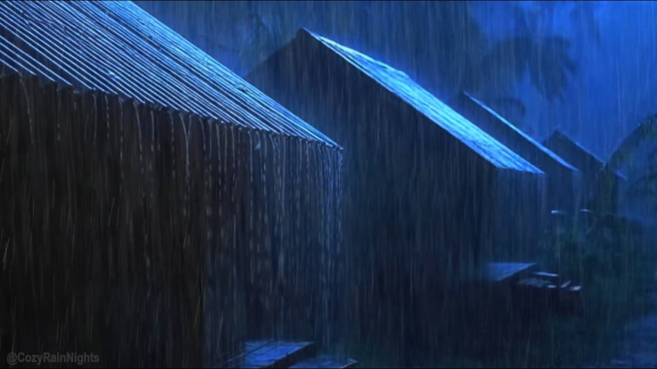 Deep Sleep During the Rainy Night - Rain Sounds For Sleeping - Beat Insomnia, ASMR, White Noise