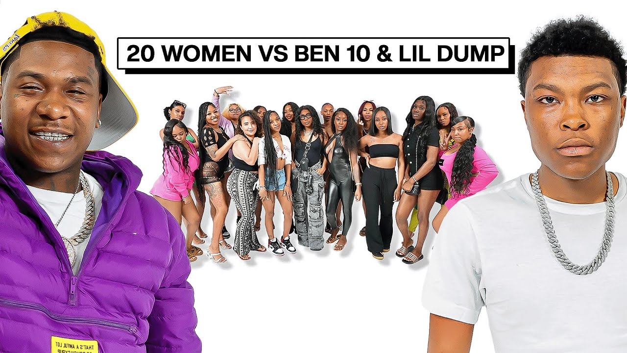 20 ЖЕНЩИН ПРОТИВ 2 РЭПЕРОВ: NBA BEN 10 И NBA LIL DUMP
