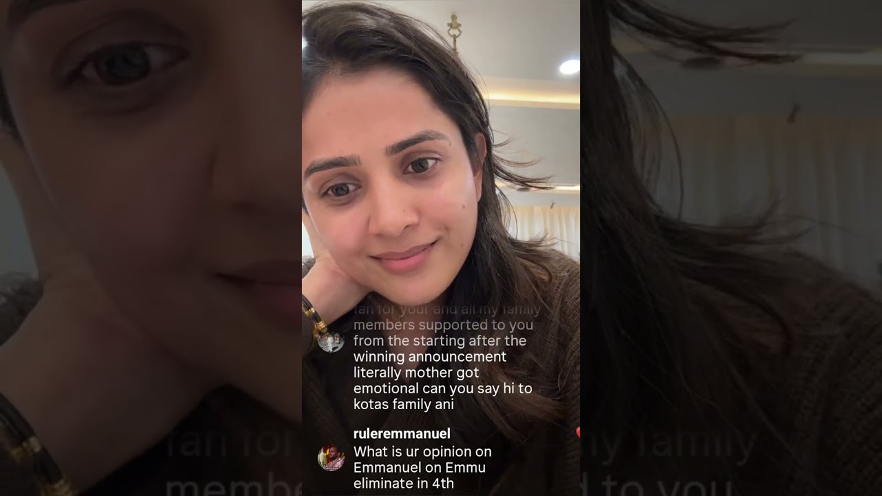 Thanuja instagram live 