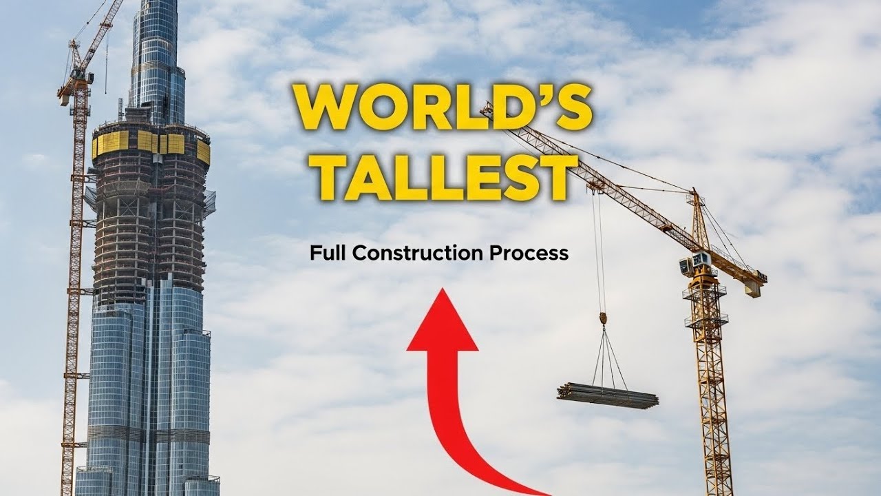Inside Burj Khalifa Construction - How World's Tallest Building as Built | $1.5 Billion Mega Project