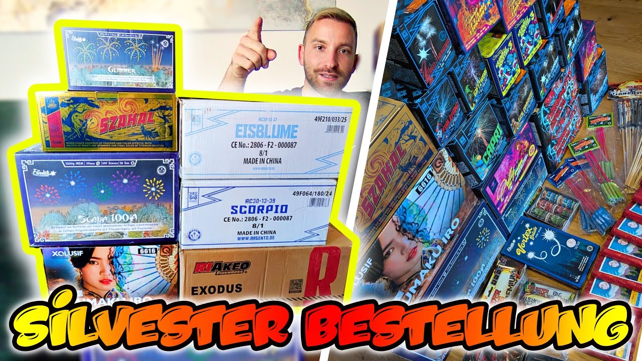 OPEN UP! FIRST New Year's Eve fireworks unboxing 2025!