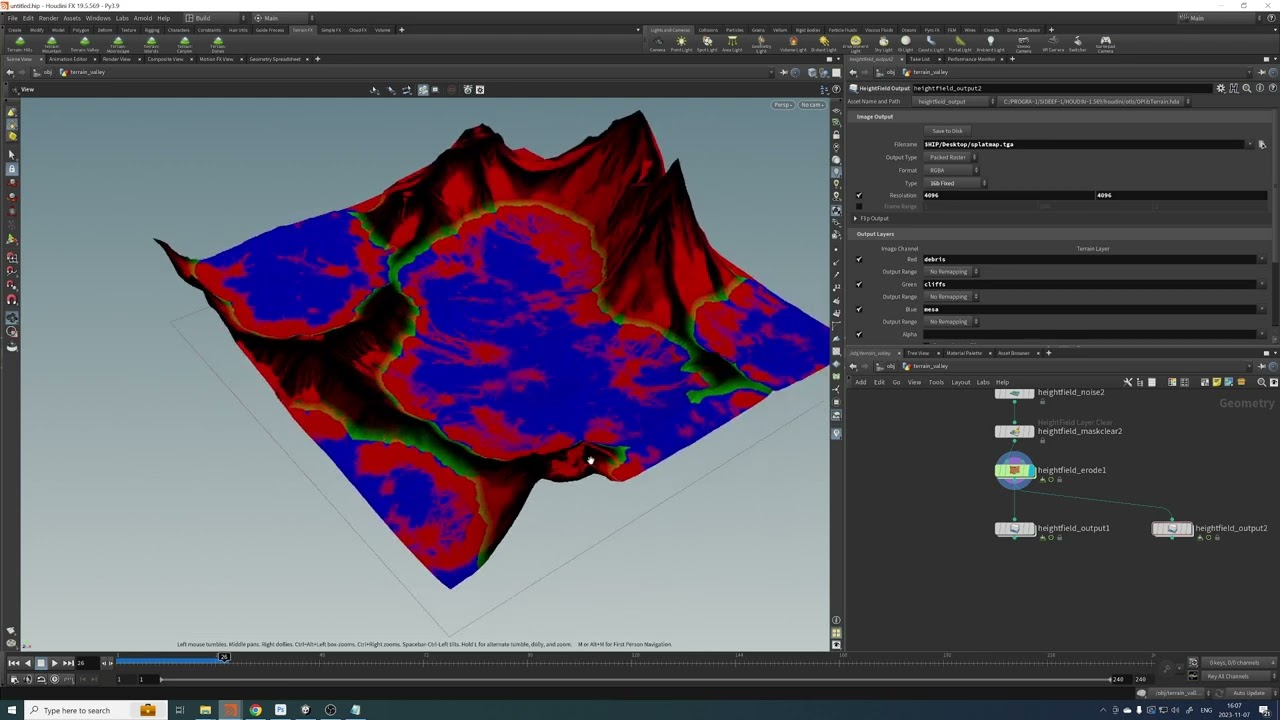 Houdini heightfields to Unity. Workflow overview.