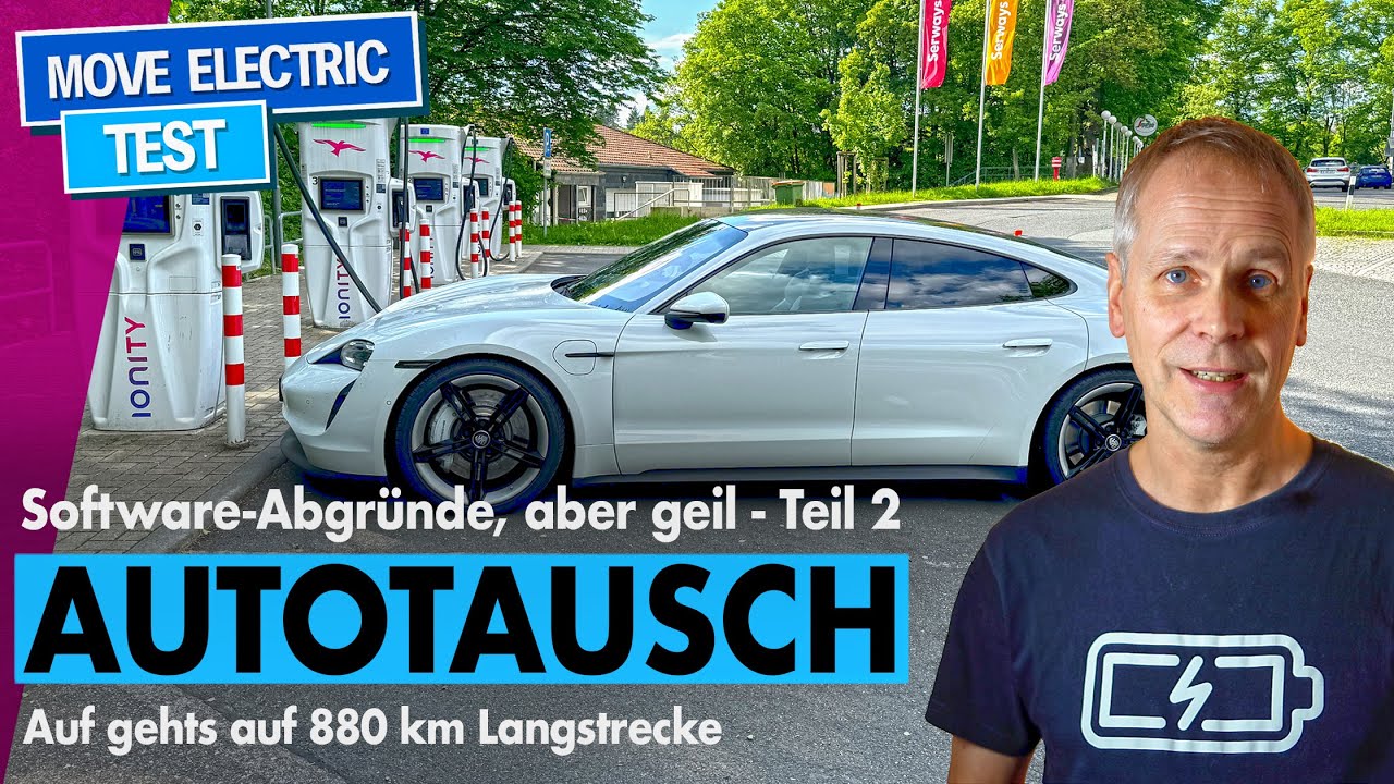 Autotausch - Porsche Taycan statt Tesla Model S - Teil 2 - Software - Alltag - 880 km Langstrecke