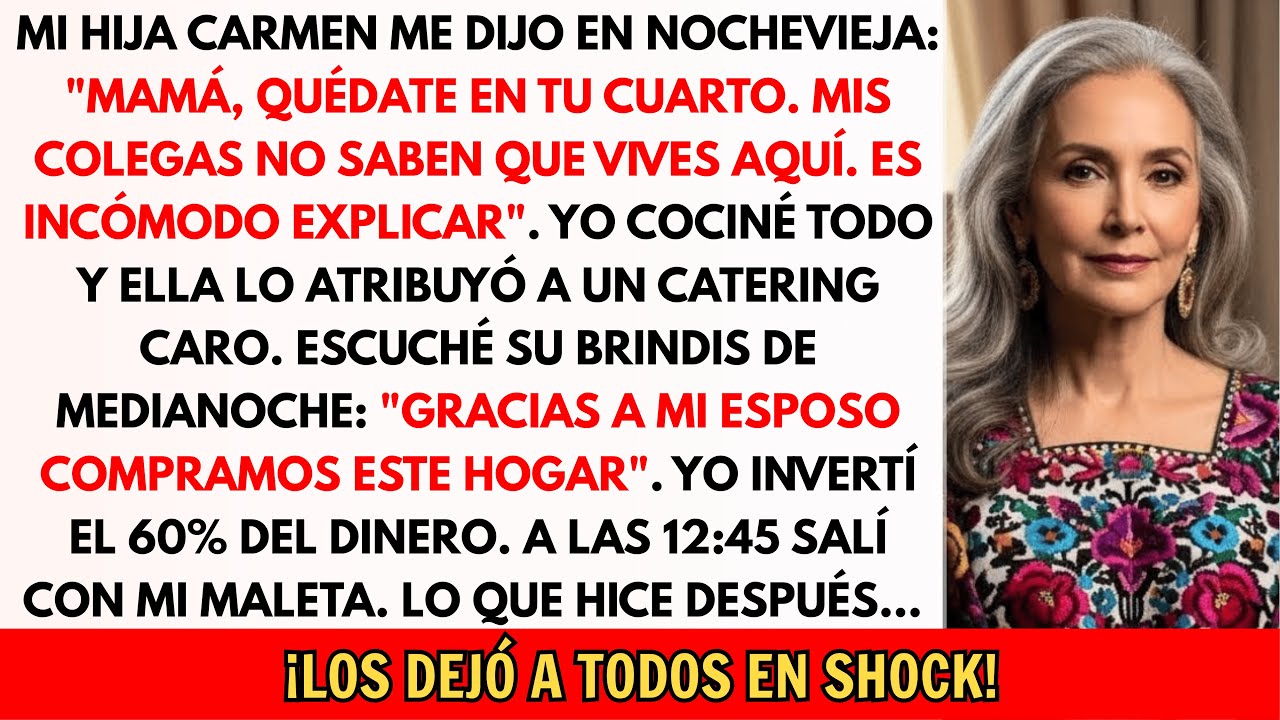 Lo que hice cuando mi HIJA me escondió en Año Nuevo cambió TODO PARA SIEMPRE... y NADIE lo vio venir