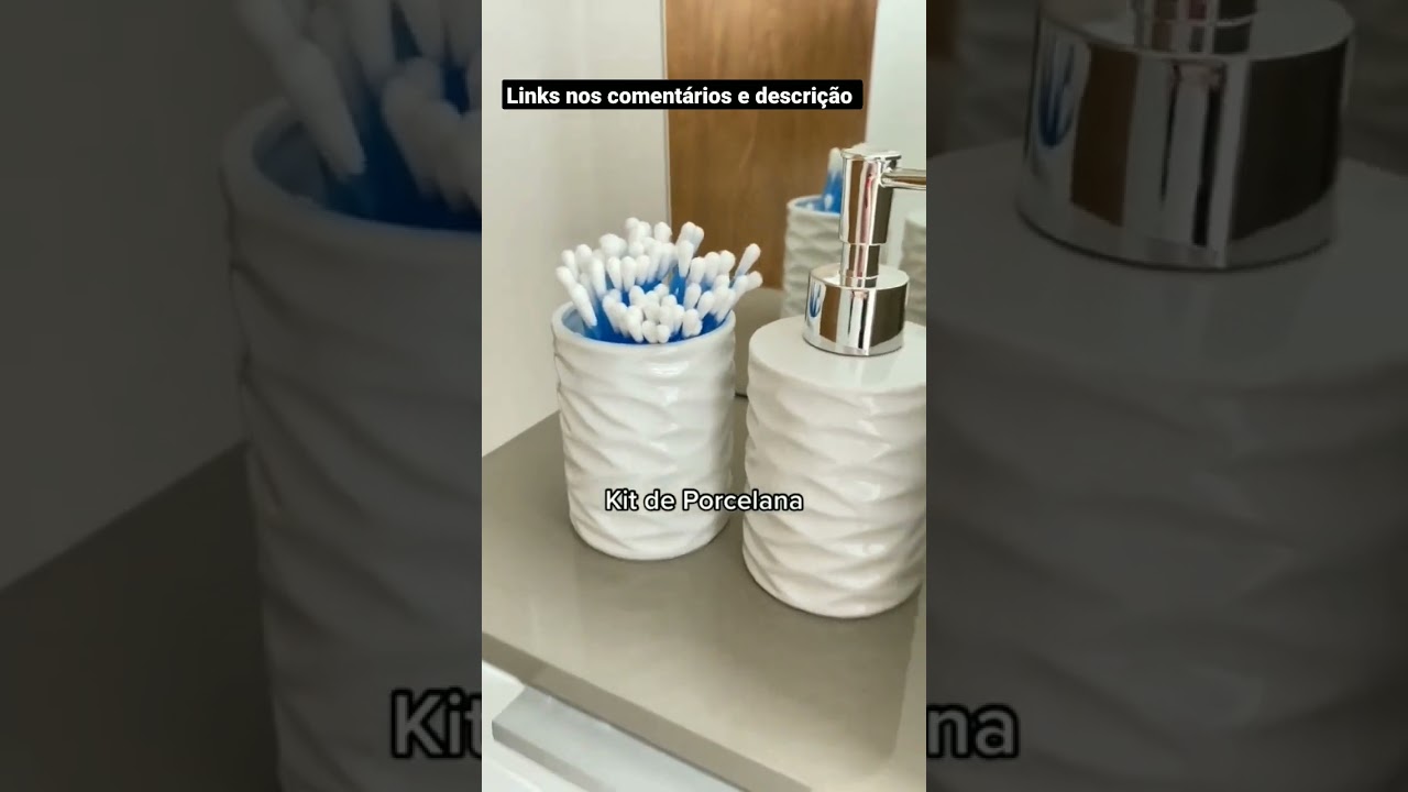 Coisas que encontrei na SHOPEE pra meu banheiro