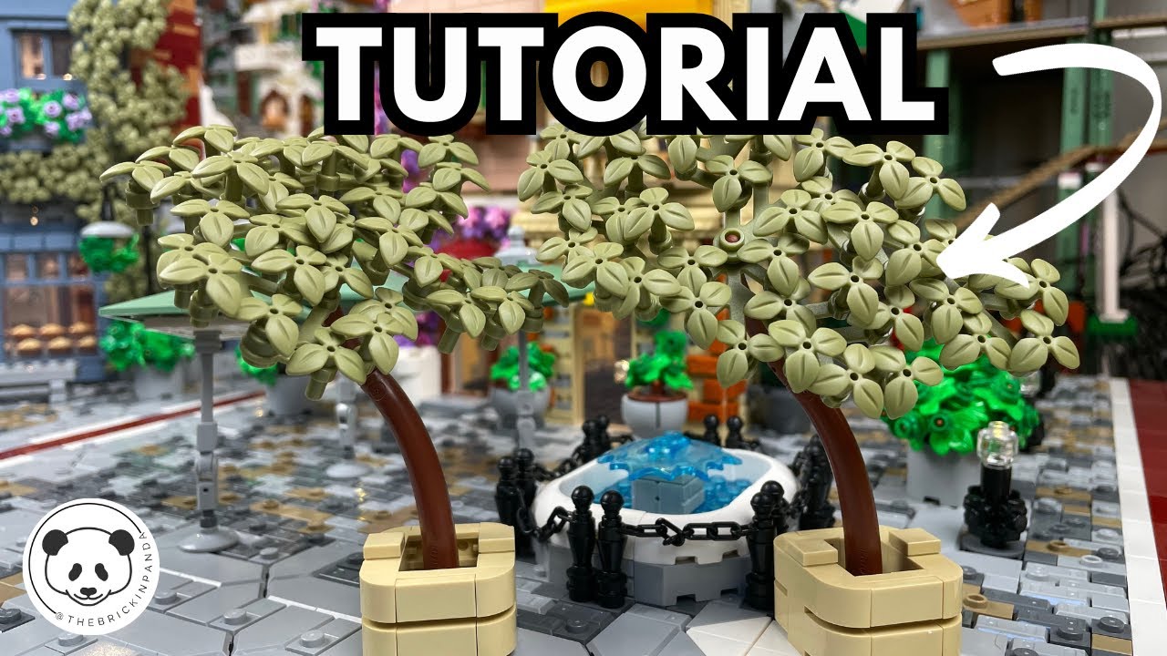 LEGO TUTORIAL: The BEST Looking Lego Tree Planters You've Ever Seen!