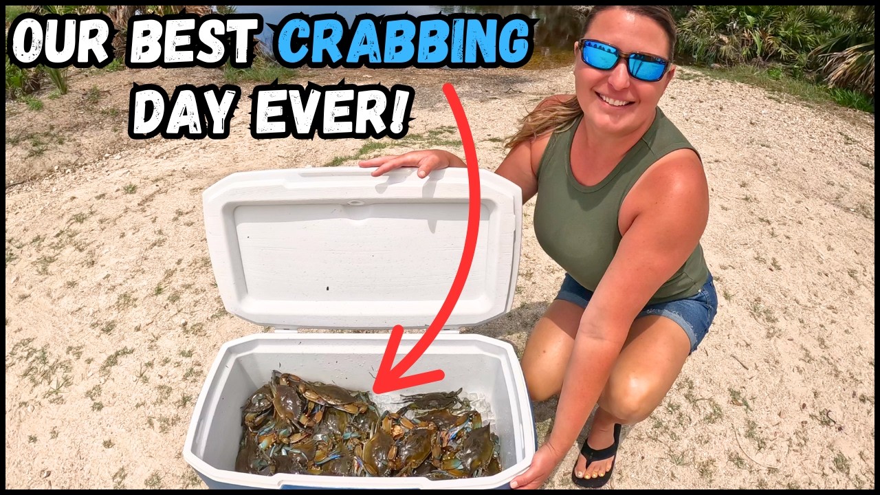 Catching Blue Crab, AMAZING Day!