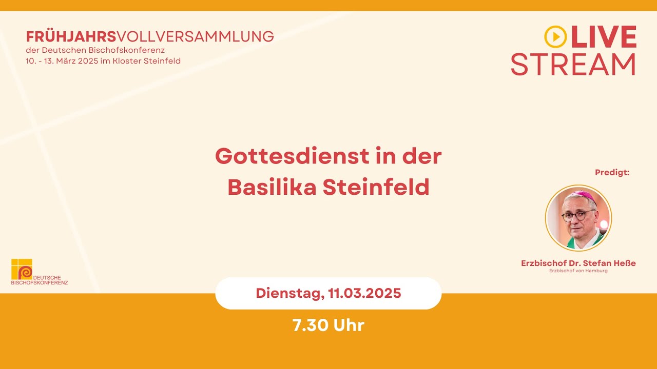 Gottesdienst zur Frühjahrs-Vollversammlung 2025 in der Basilika Steinfeld