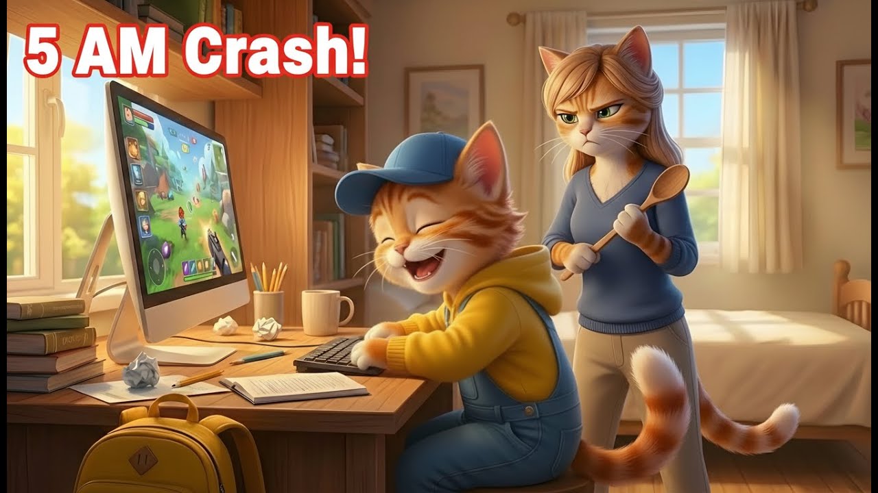A Mom Let Him Play Until He Collapsed – The Real Addiction Challenge🐯🎮