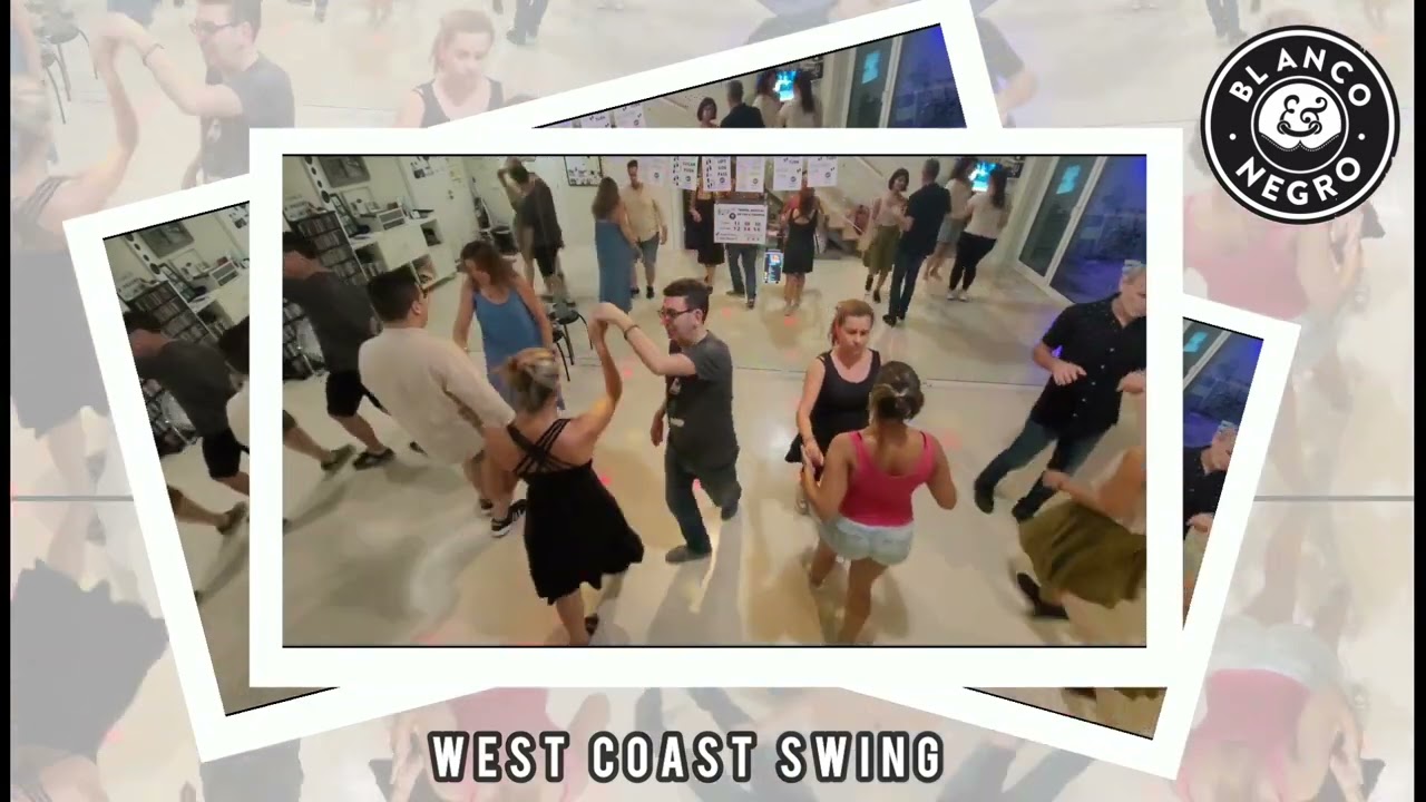 Intensivo de West Coast Swing en Madrid. VeraSwing 2023. En Blaco  y Negro Studio.