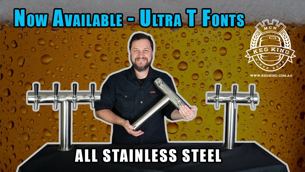 Introducing Ultra T Font Beer Towers