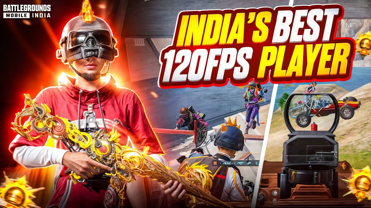 India Best 120 Fps Player🔥fastest 1v4 Clutches Conquer Lobby & Gameplay | BGMI😱💯🔥