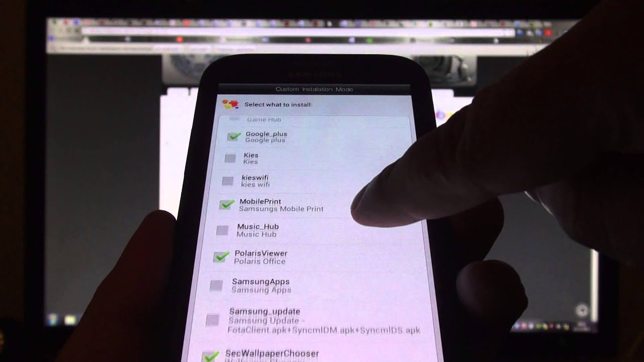 Прошивка Galaxy Note 2 на Omega v8.0