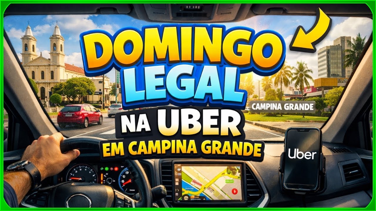 AO VIVO IRL 🫵🏻 DOMINGO LEGAL NA UBER EM CAMPINA GRANDE PB