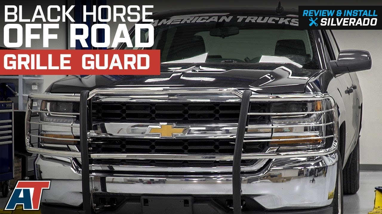 2014-2018 Silverado 1500 Black Horse Off Road Grille Guard - Stainless Steel Review & Install